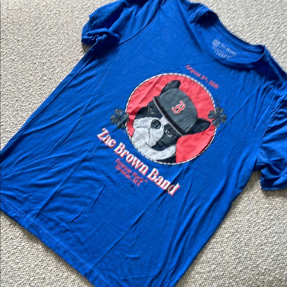 Zac Brown Band Fenway Park Boston August 2021 T-Shirt